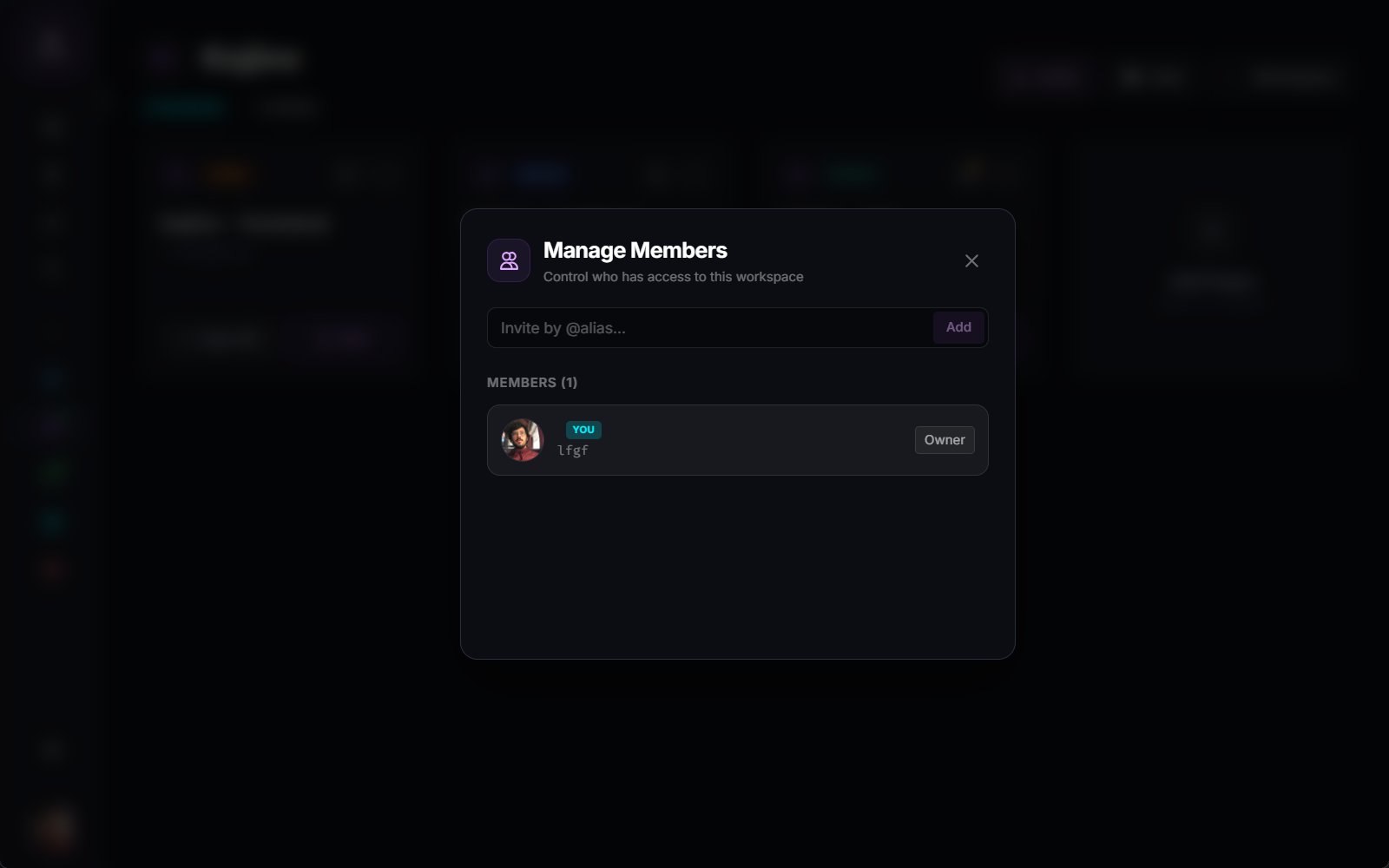 Manage Members